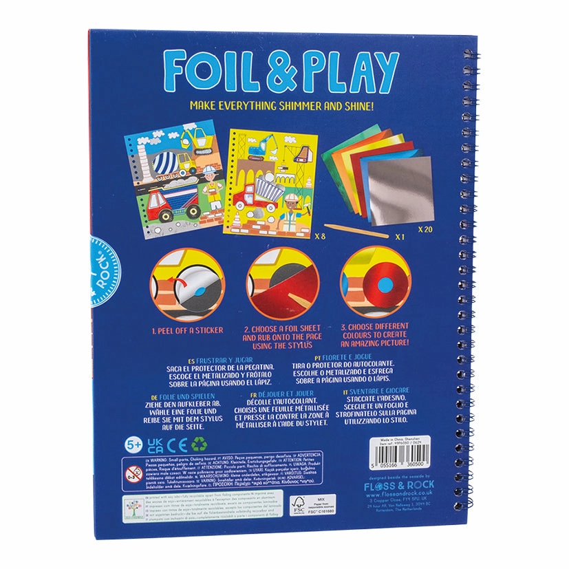 Floss & Rock Construction Foiling Fun