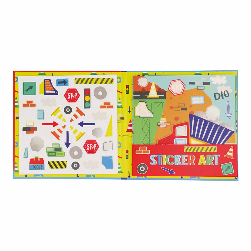 Floss & Rock Construction Sticker Art