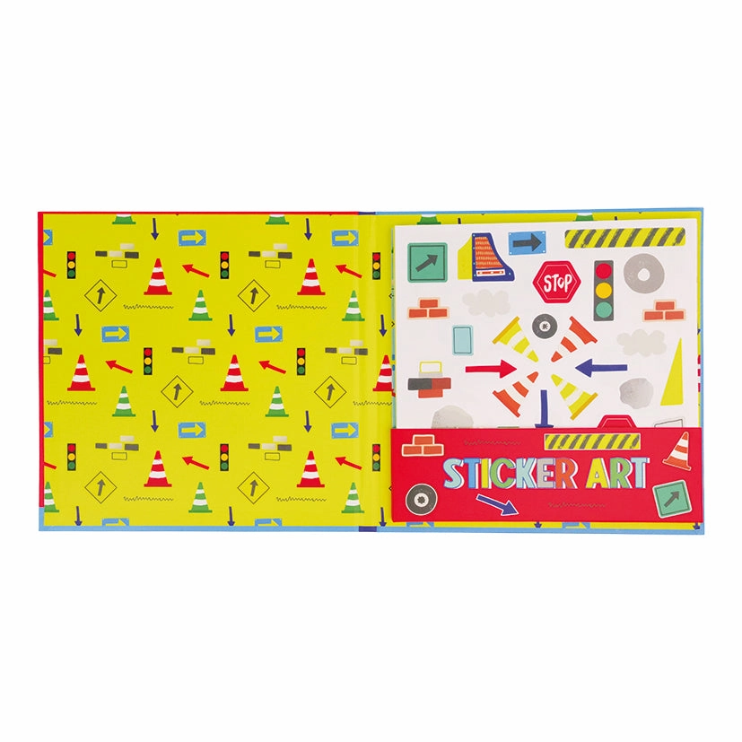Floss & Rock Construction Sticker Art