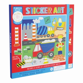 Floss & Rock Construction Sticker Art