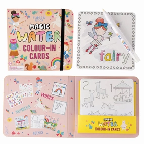 Floss & Rock Magic Colour Changing Water Cards - Rainbow Fairy