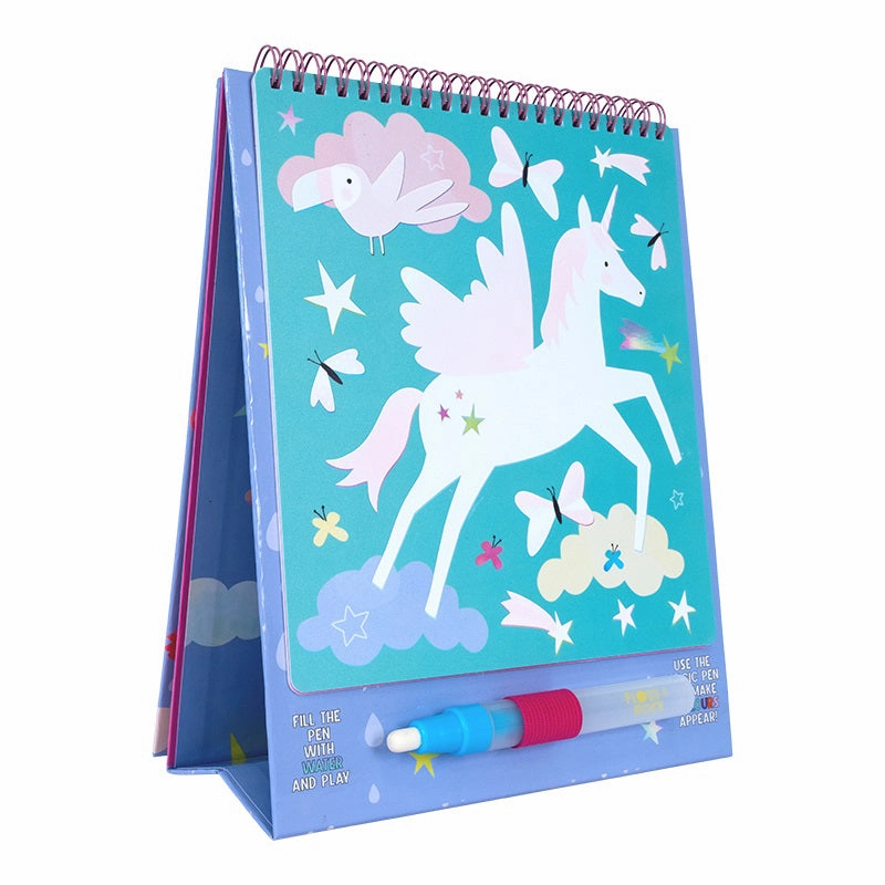 Floss & Rock Magic Colour Changing Watercard Easel and Pen - Fantasy