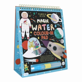 Floss & Rock Magic Colour Changing Watercard Easel and Pen - Space