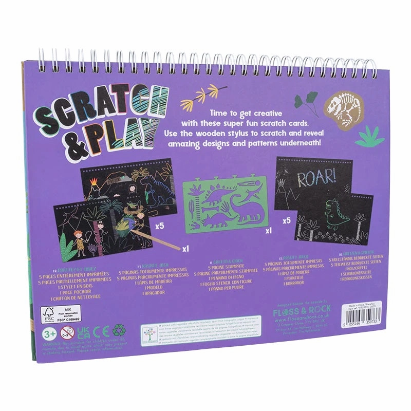Floss & Rock Scratch and Play - Dinosaur