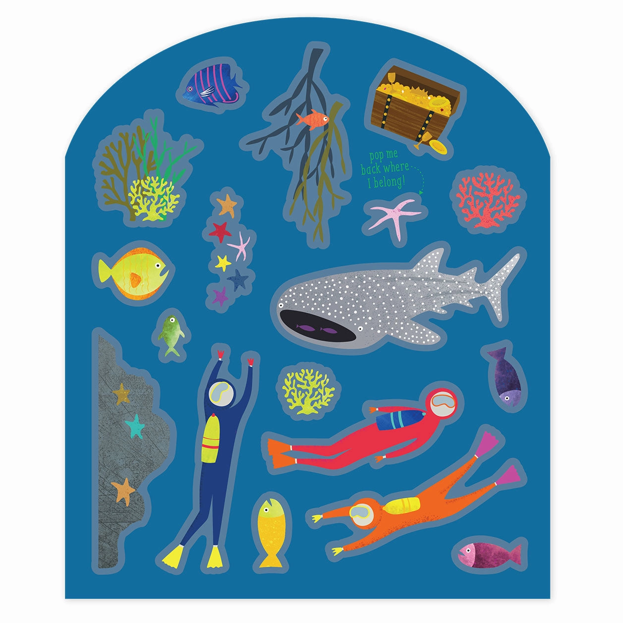 Floss & Rock Stick N Play Deep Sea