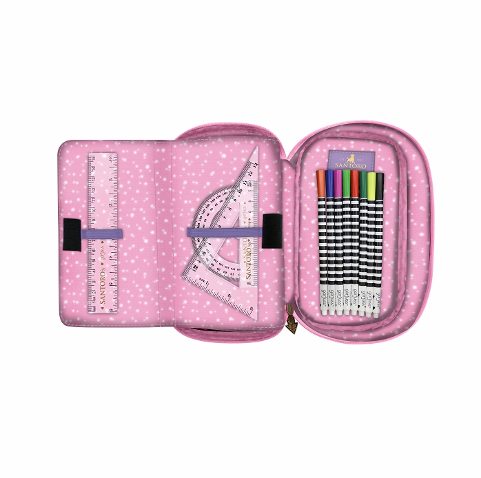 Fold-out Filled Pencil Case