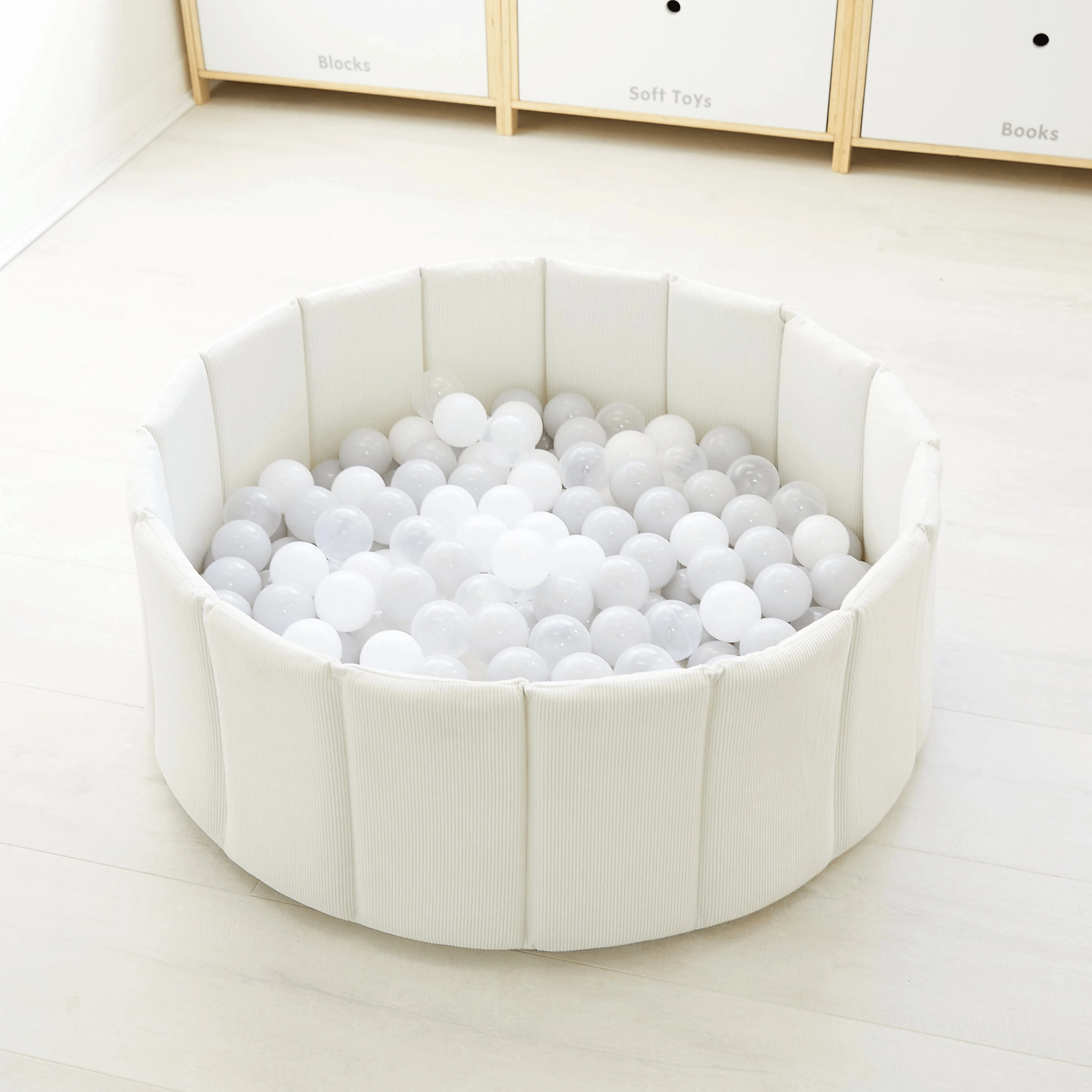 Foldable Corduroy Ball Pit