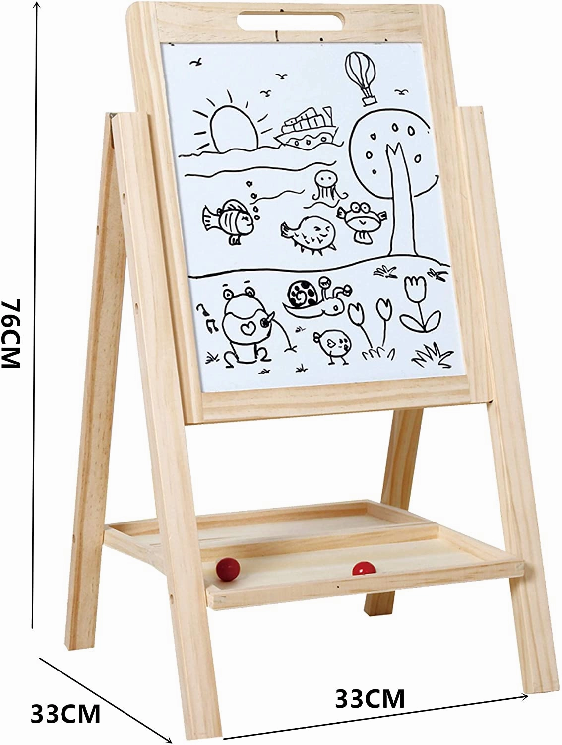 Folding lifting large drawing