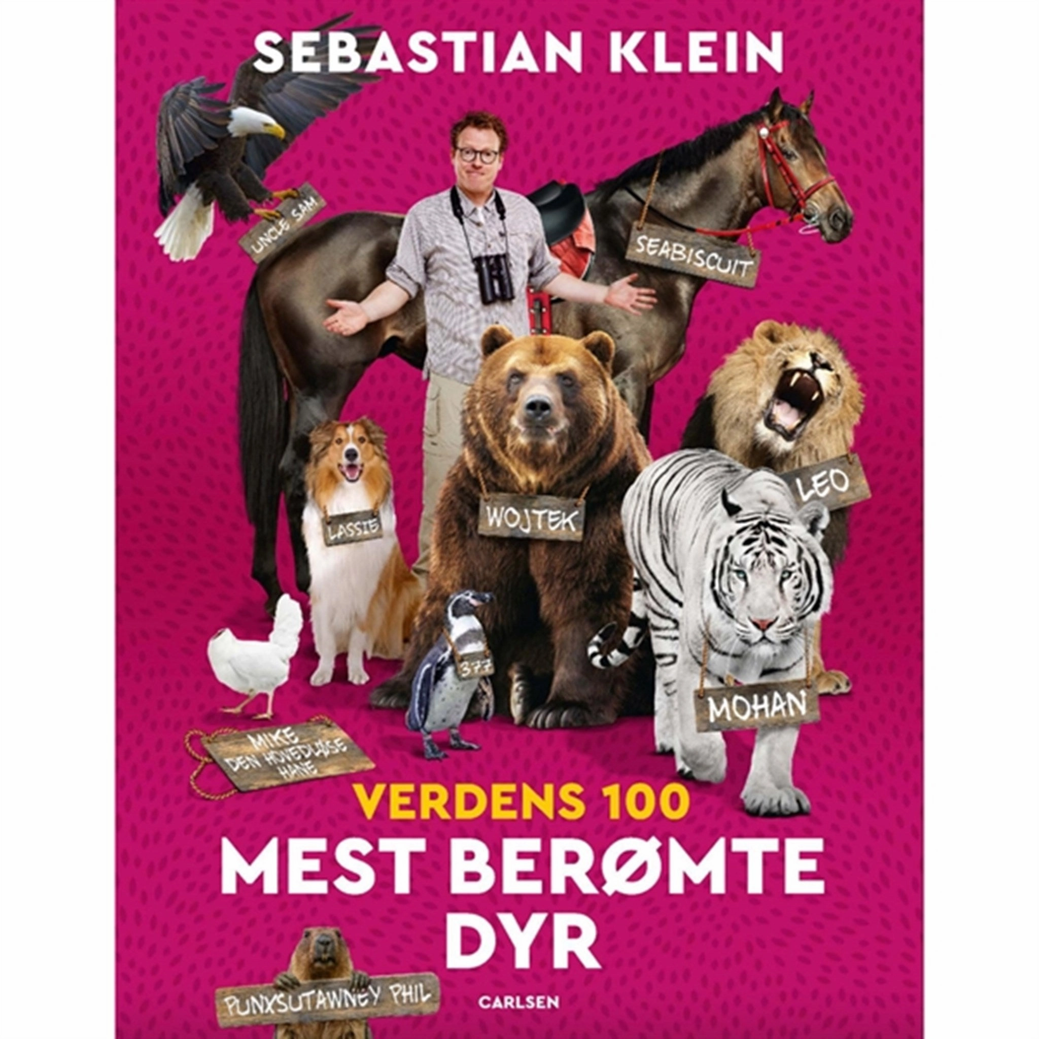 Forlaget Carlsen Sebastian Klein De 100 Mest Bermte Dyr