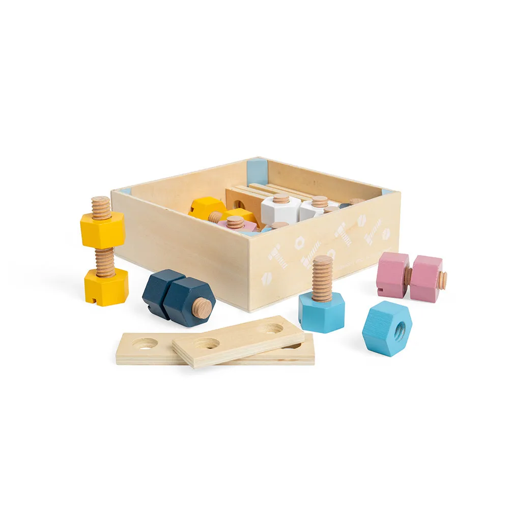 FSC Certified Crate of Nuts & Bolts