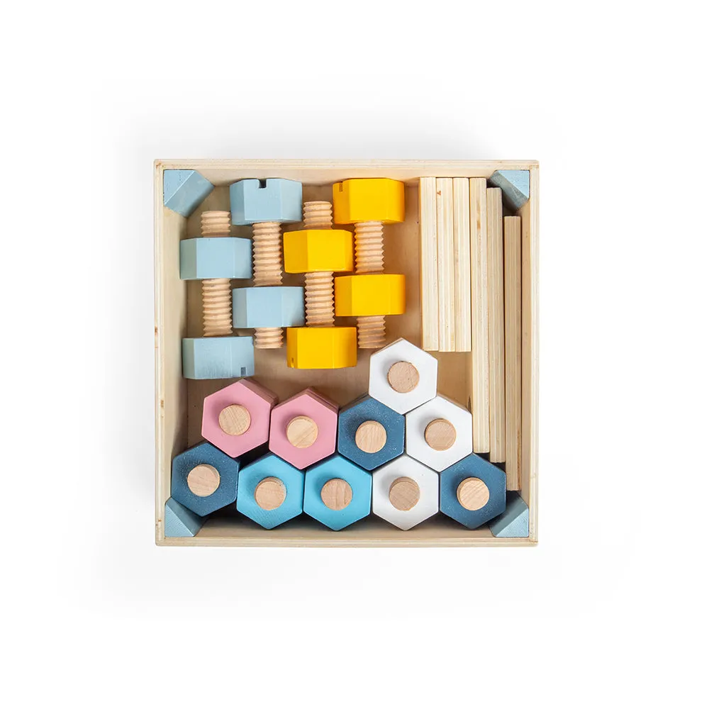 FSC Certified Crate of Nuts & Bolts