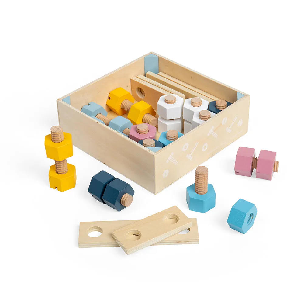 FSC Certified Crate of Nuts & Bolts