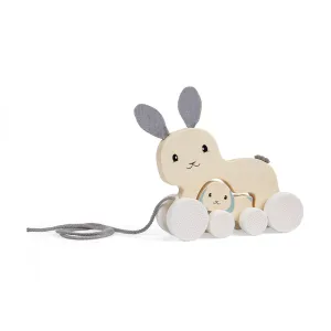 FSC Certified Pull Along Bunny & Baby