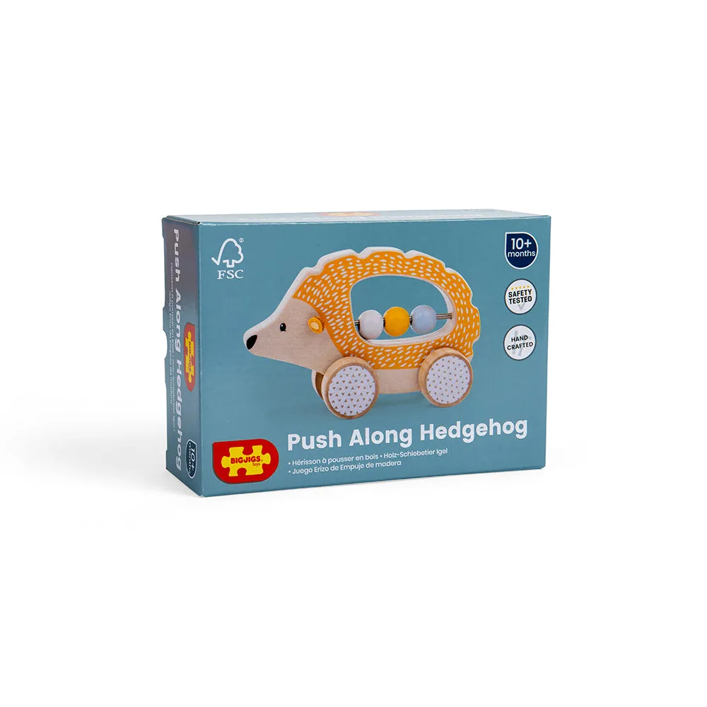FSC Certified Push Along Hedgehog
