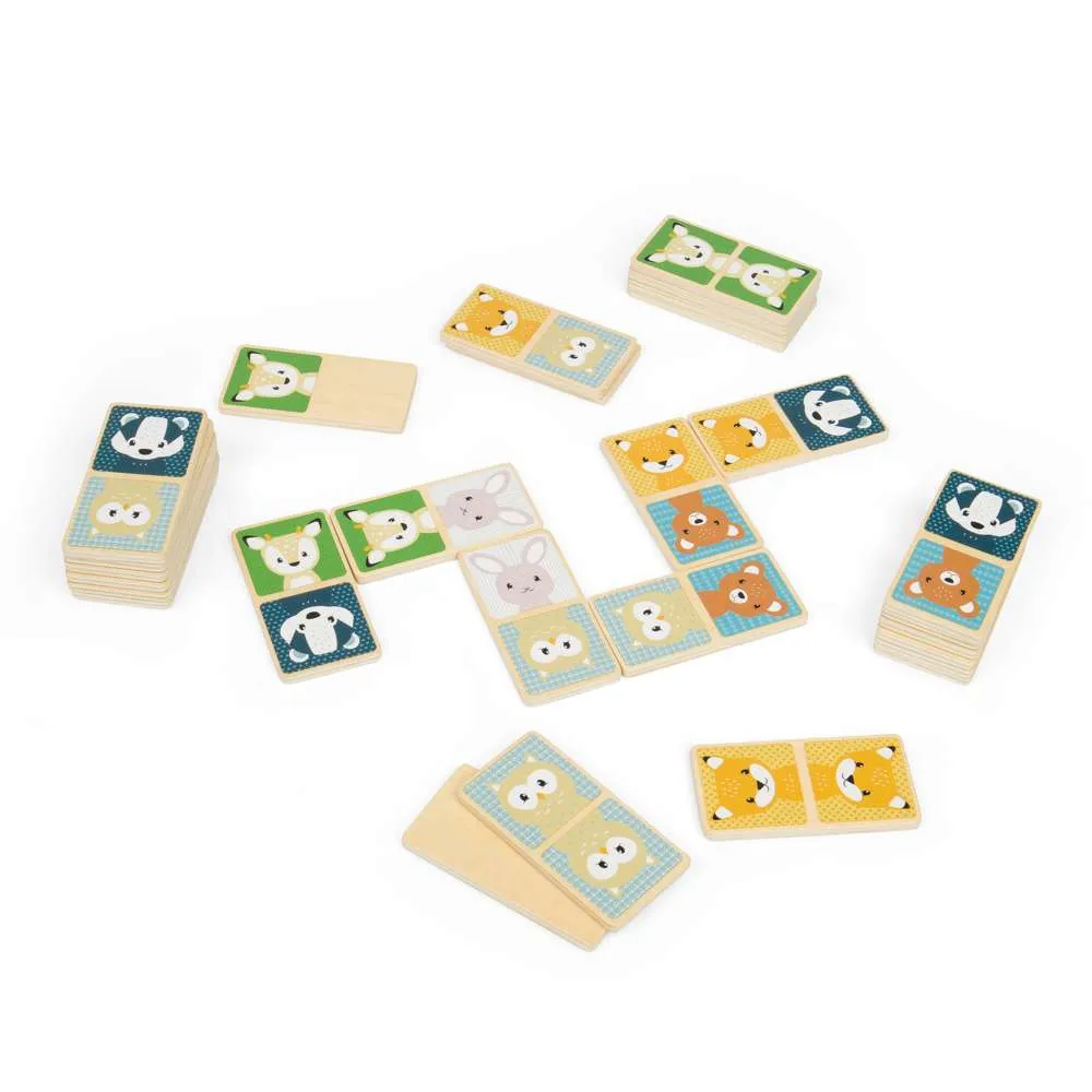FSC Certified Woodland Animal Dominoes