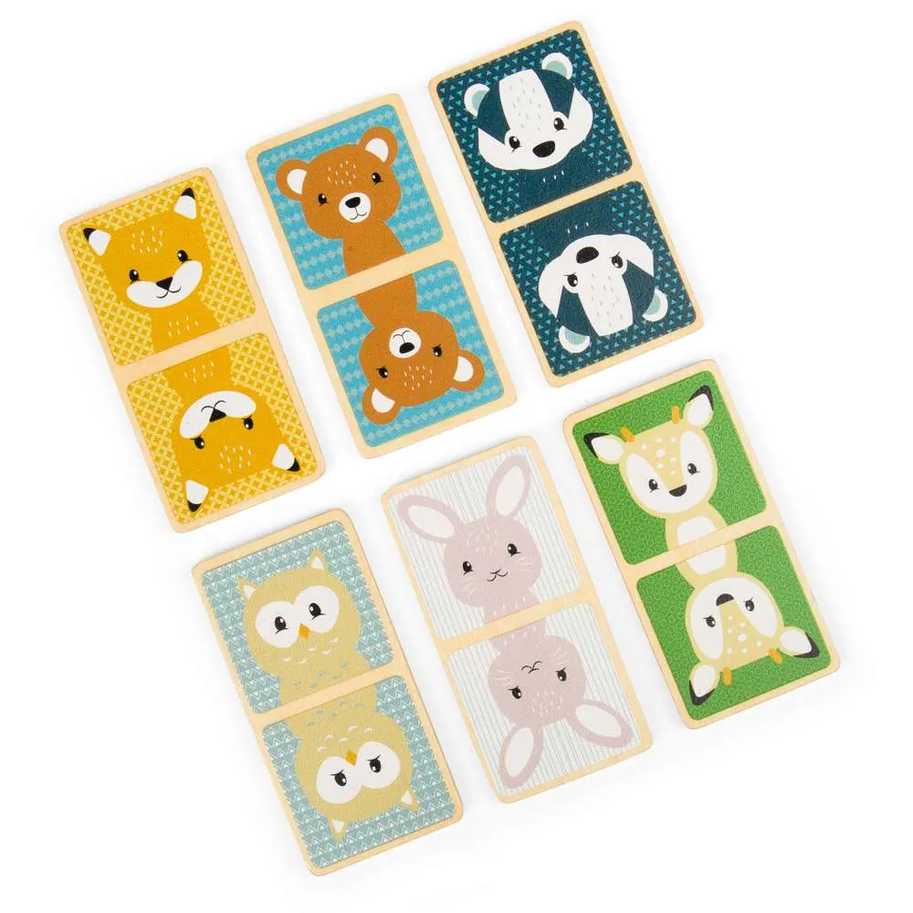 FSC Certified Woodland Animal Dominoes
