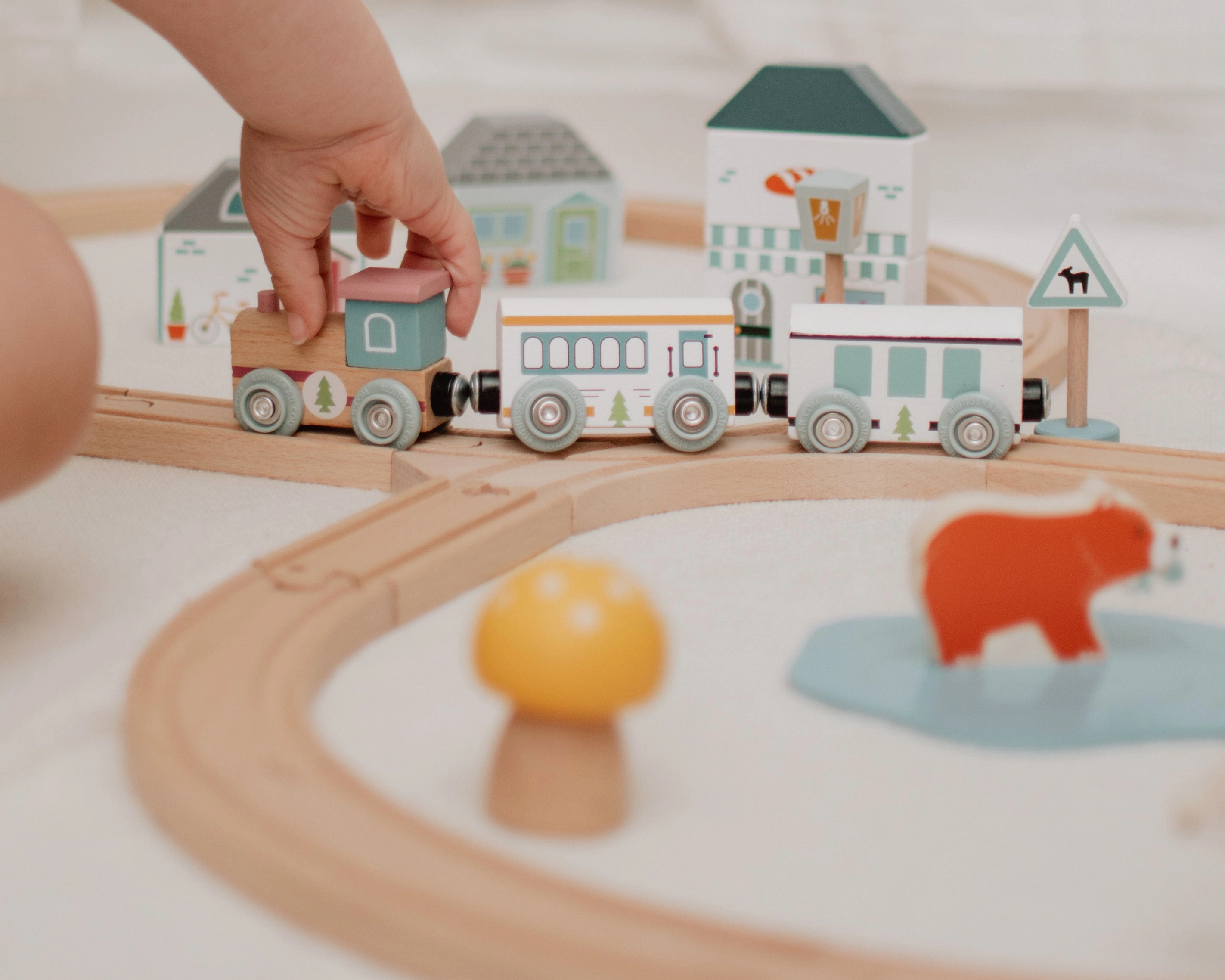 FSC Certified Train Set (Woodland Animal)