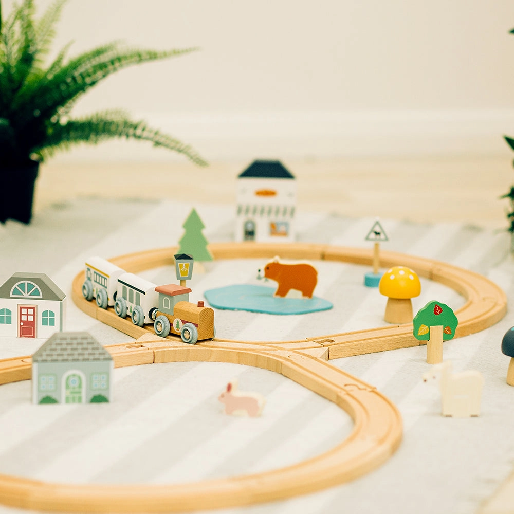 FSC Certified Train Set (Woodland Animal)