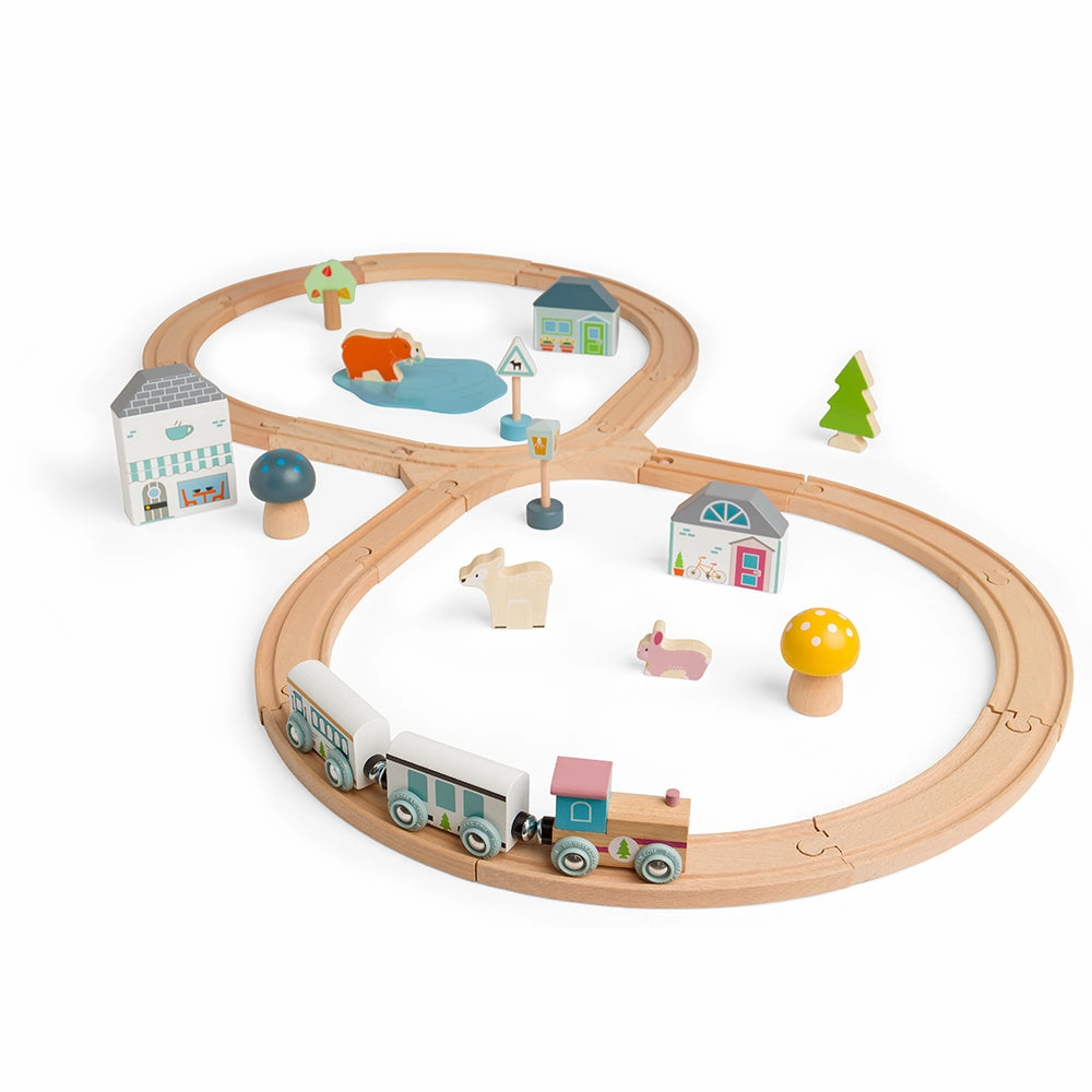 FSC Certified Train Set (Woodland Animal)