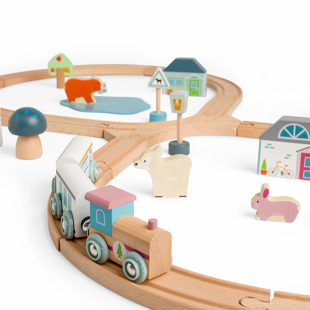 FSC Certified Train Set (Woodland Animal)