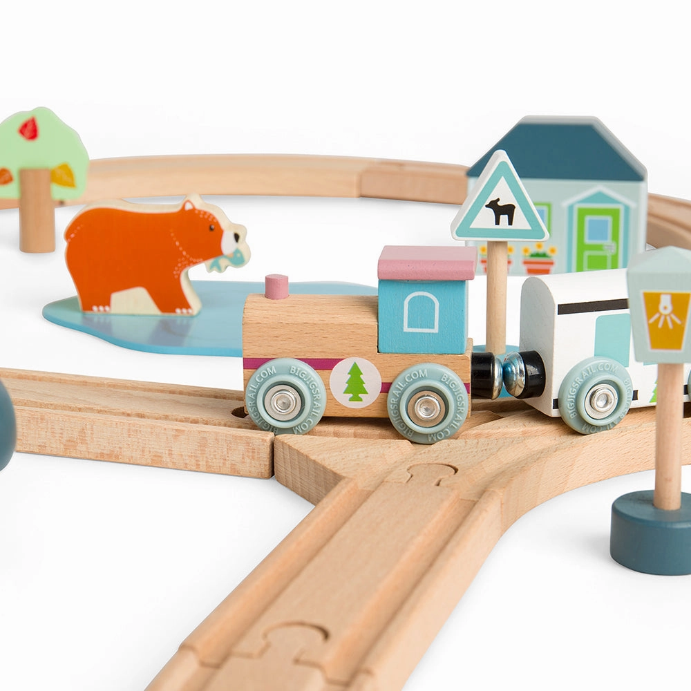 FSC Certified Train Set (Woodland Animal)