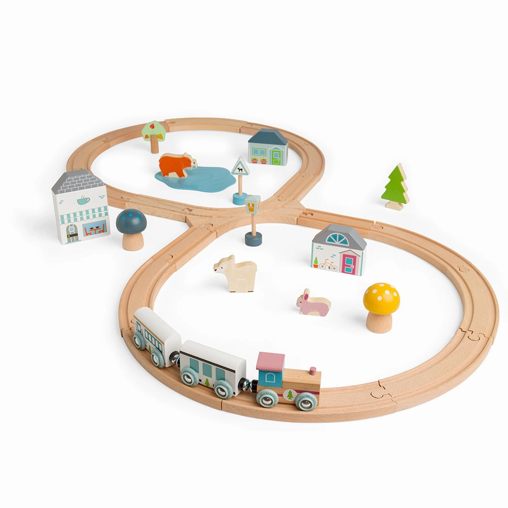 FSC Certified Train Set (Woodland Animal)