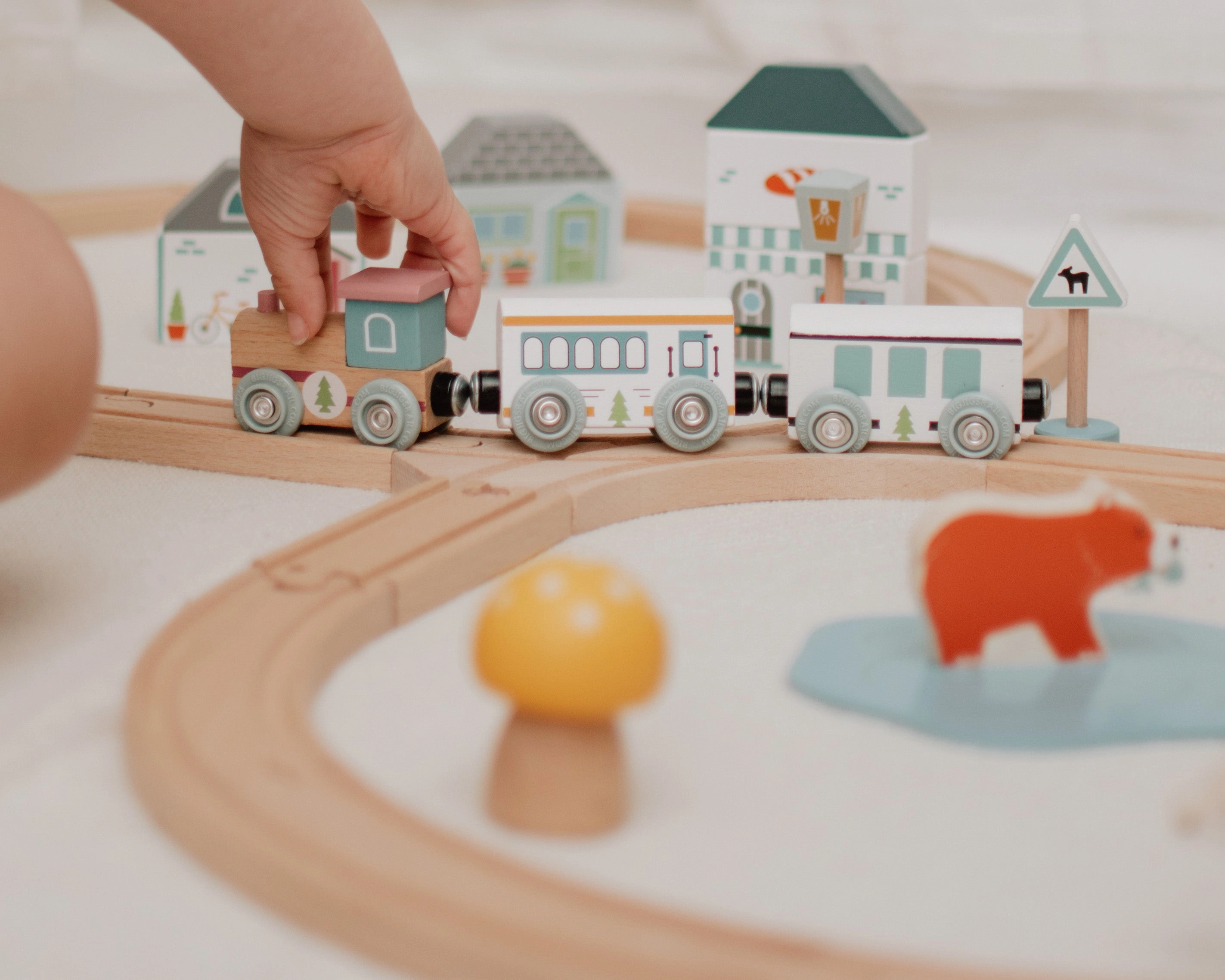 FSC Certified Train Set (Woodland Animal)