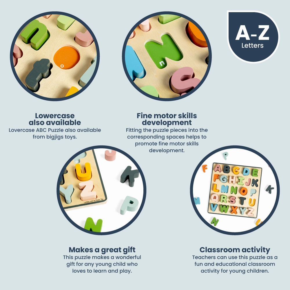 FSC Certified Uppercase ABC Puzzle