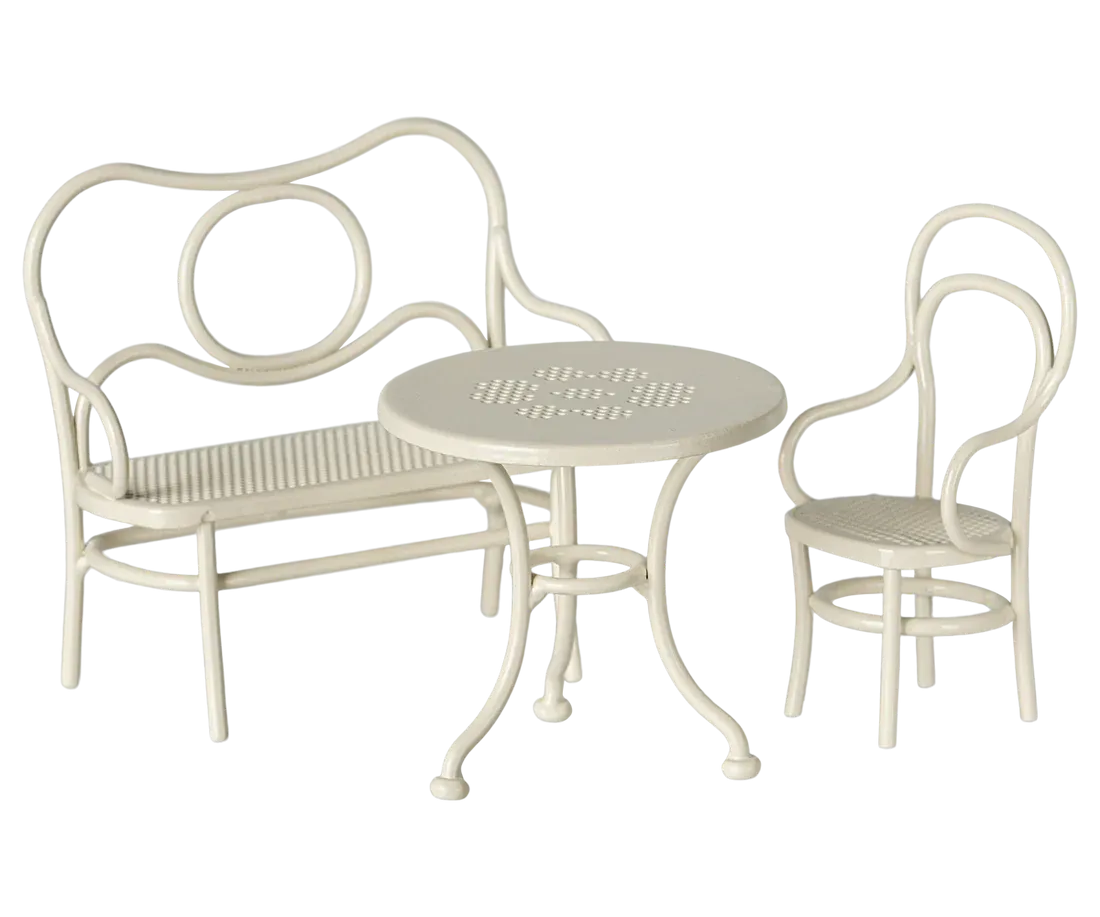 Furniture For Mouse - Cafe Set - Off-White