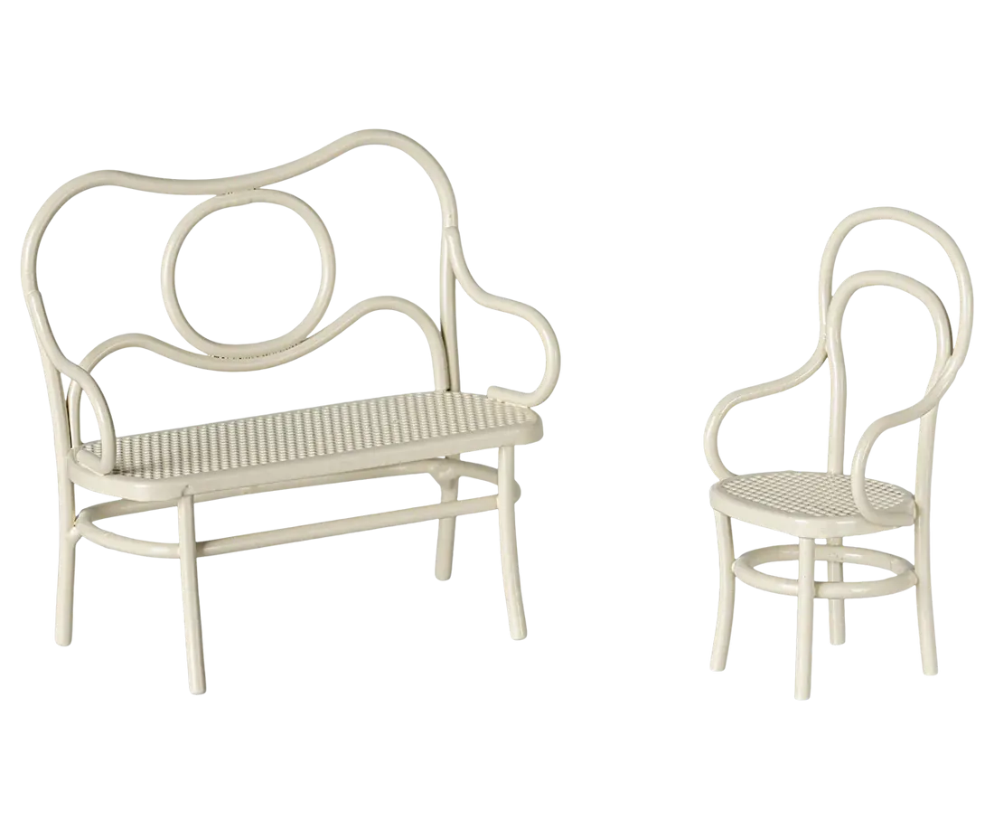 Furniture For Mouse - Cafe Set - Off-White