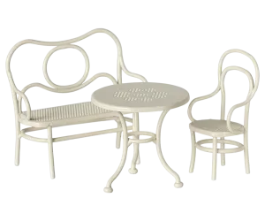 Furniture For Mouse - Cafe Set - Off-White