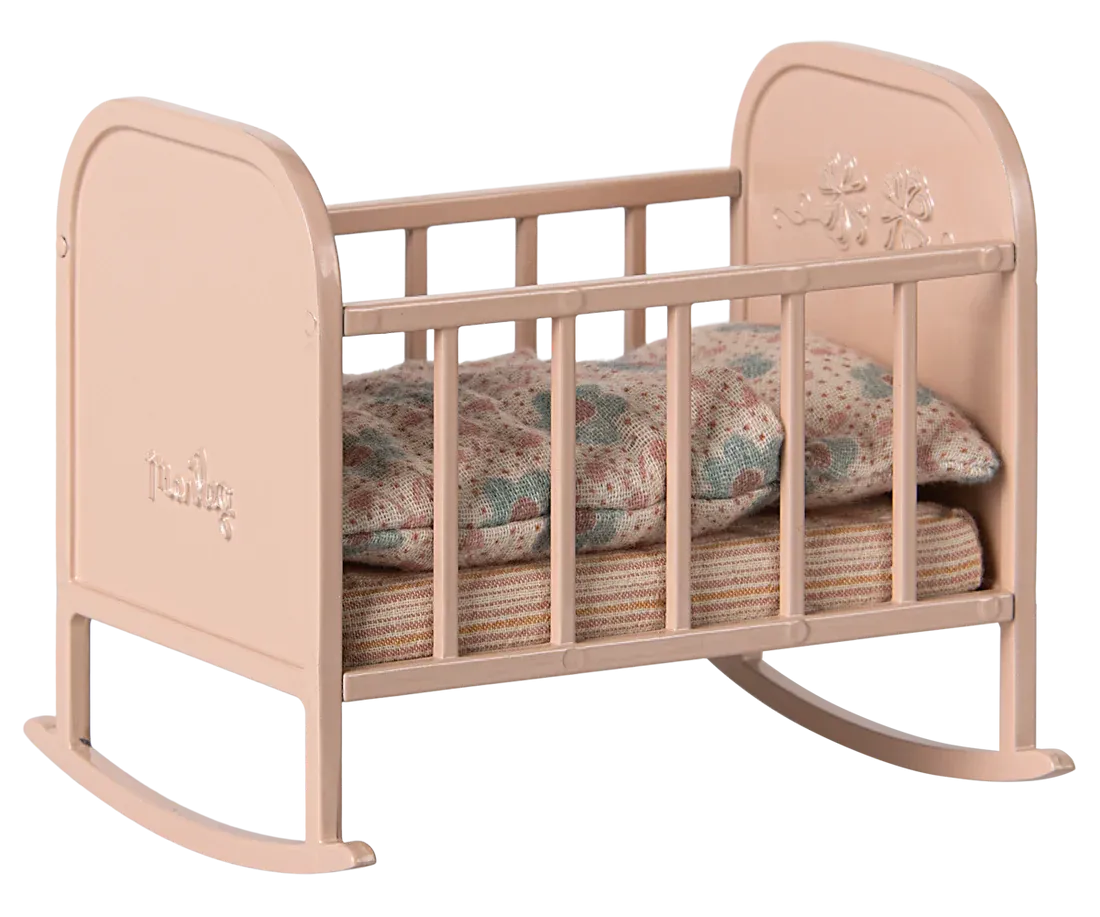 Furniture For Mouse - Cradle - Light Rose