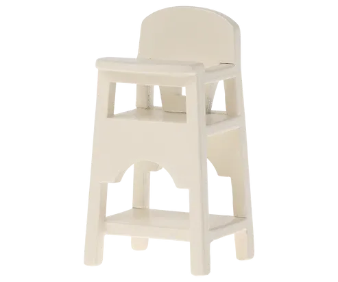 Furniture For Mouse - High Chair - Off White