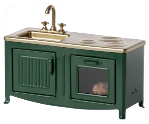 Furniture For Mouse - Kitchen - Dark Green