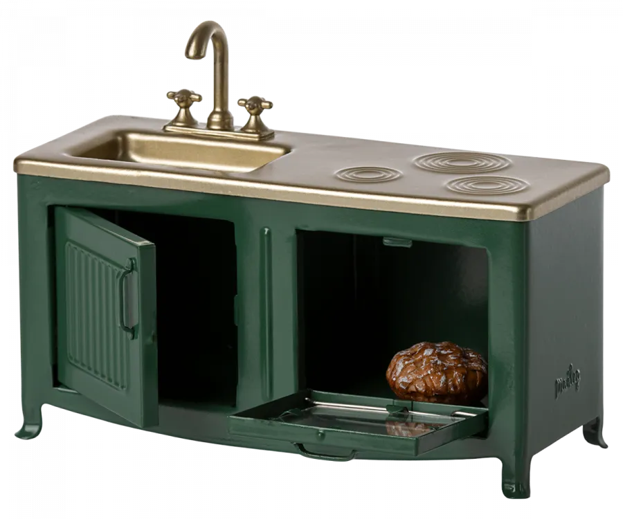 Furniture For Mouse - Kitchen - Dark Green