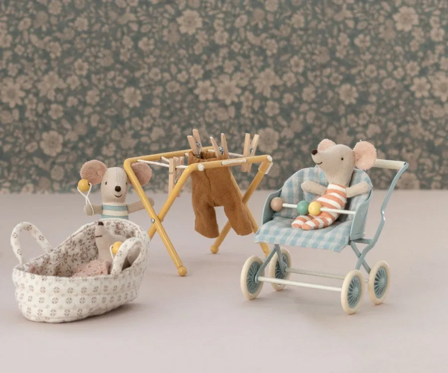Furniture For Mouse - Stroller - Blue