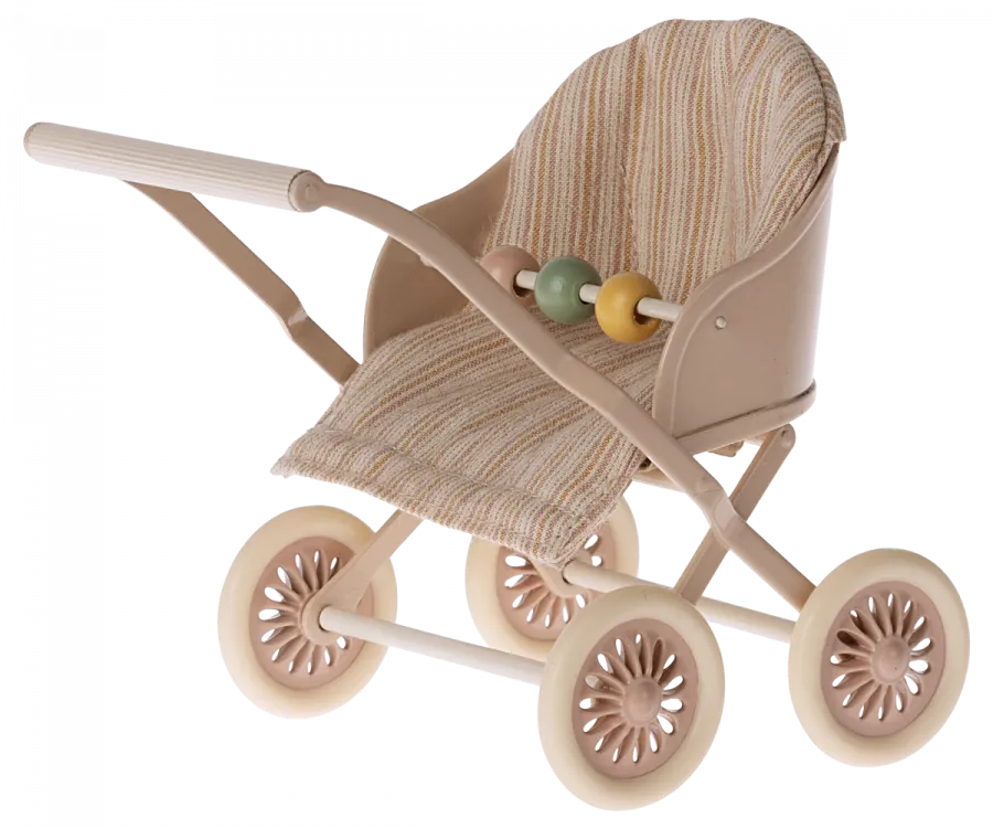 Furniture For Mouse - Stroller - Rose