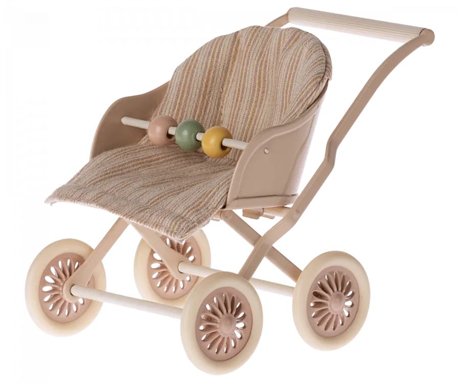 Furniture For Mouse - Stroller - Rose