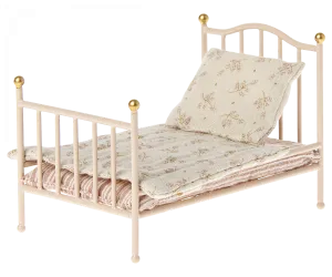 Furniture For Mouse - Vintage Bed - Rose