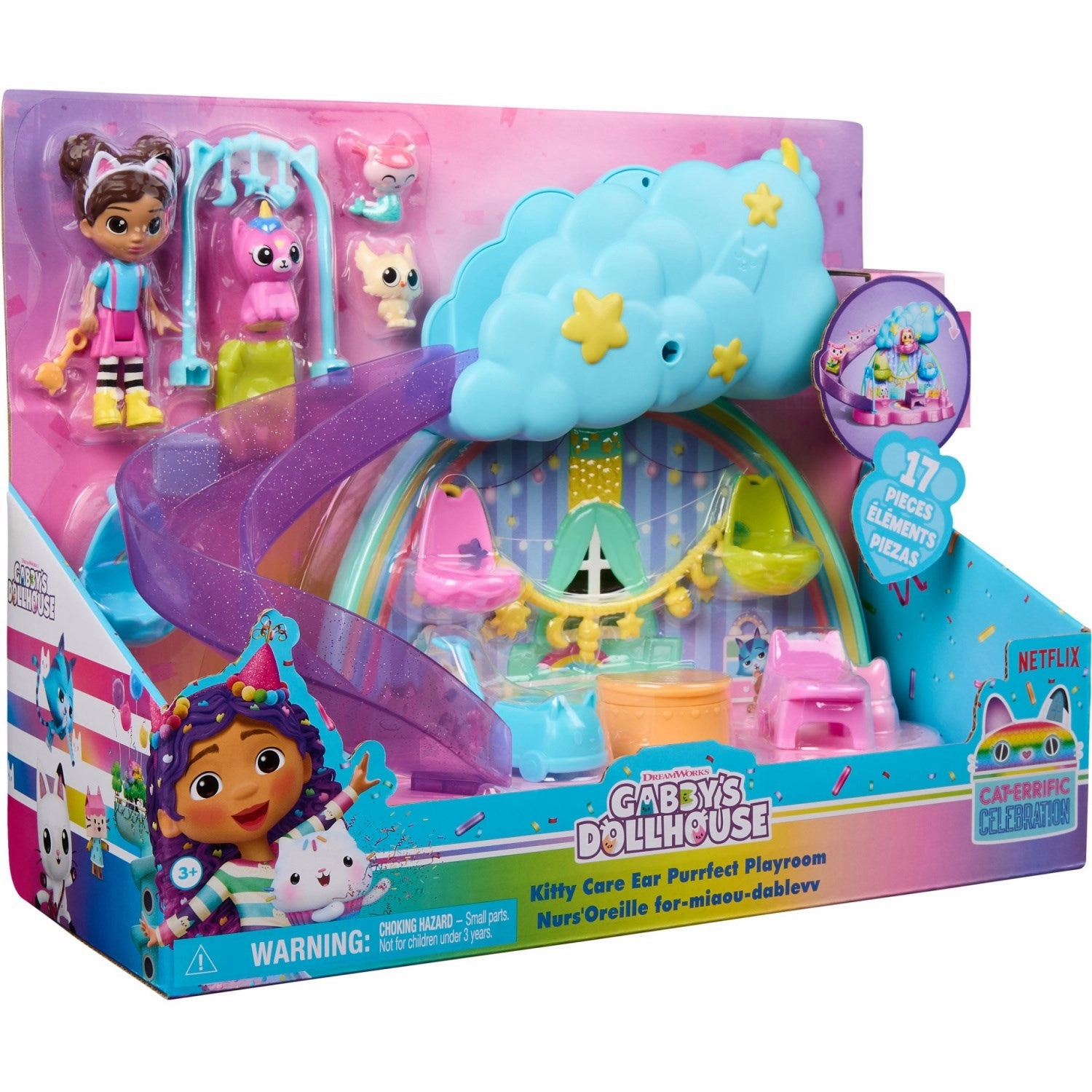 Gabby's Dollhouse Kitty Care Playset
