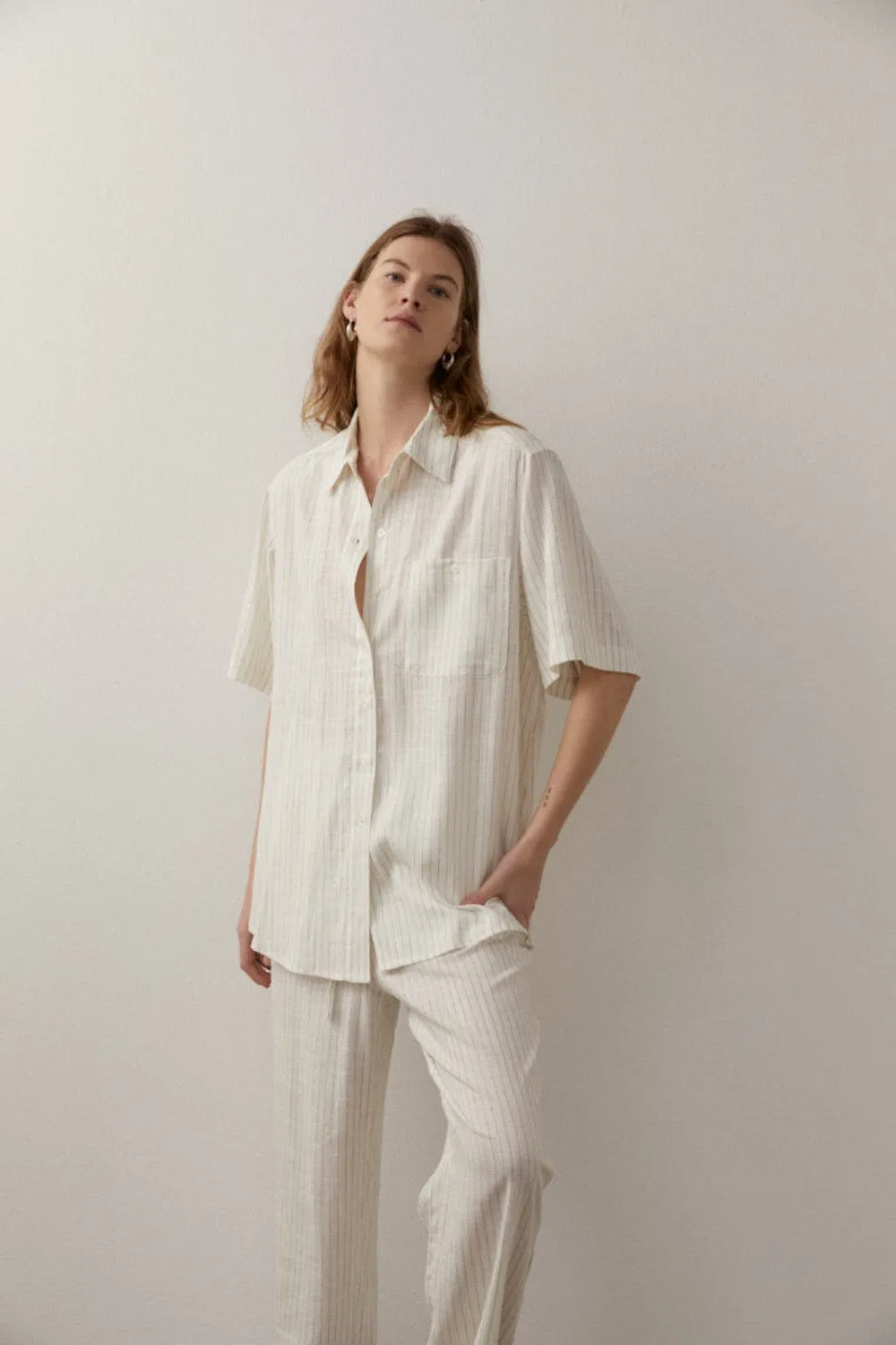 Genevieve Pants White