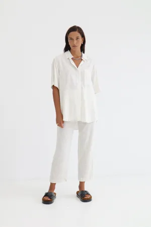 Genevieve Pants White