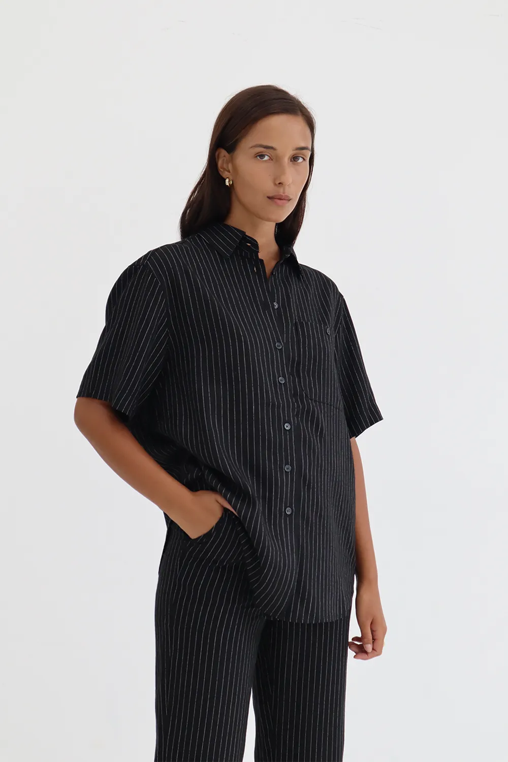 Genevieve Shirt Black