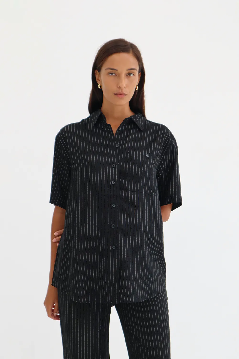 Genevieve Shirt Black