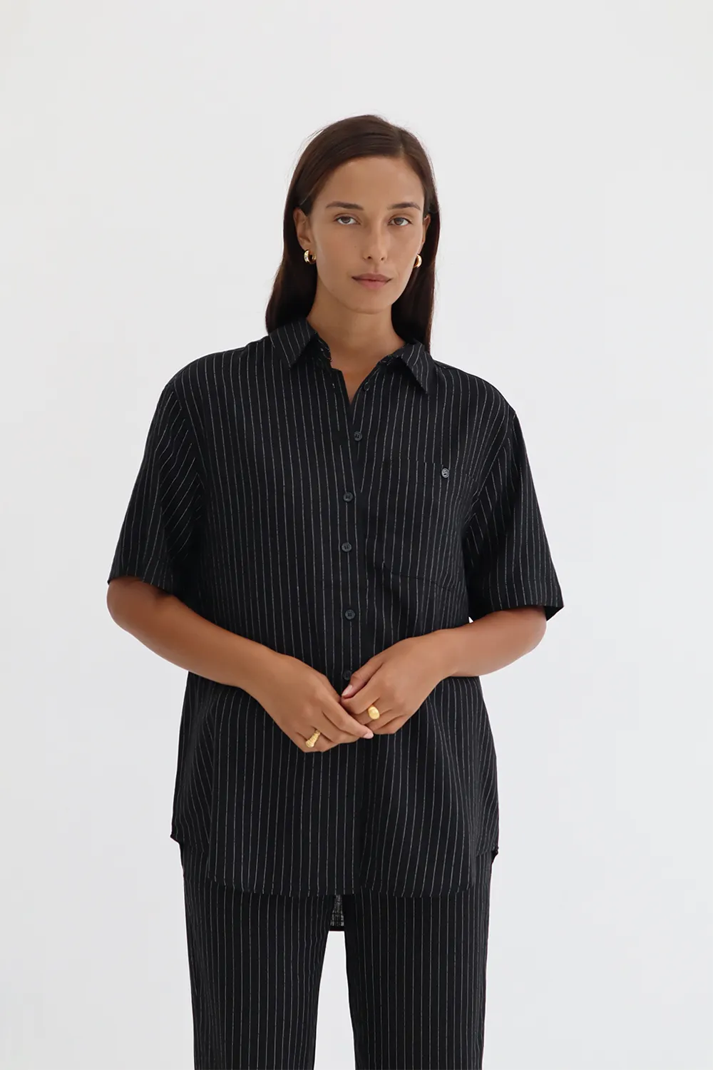 Genevieve Shirt Black