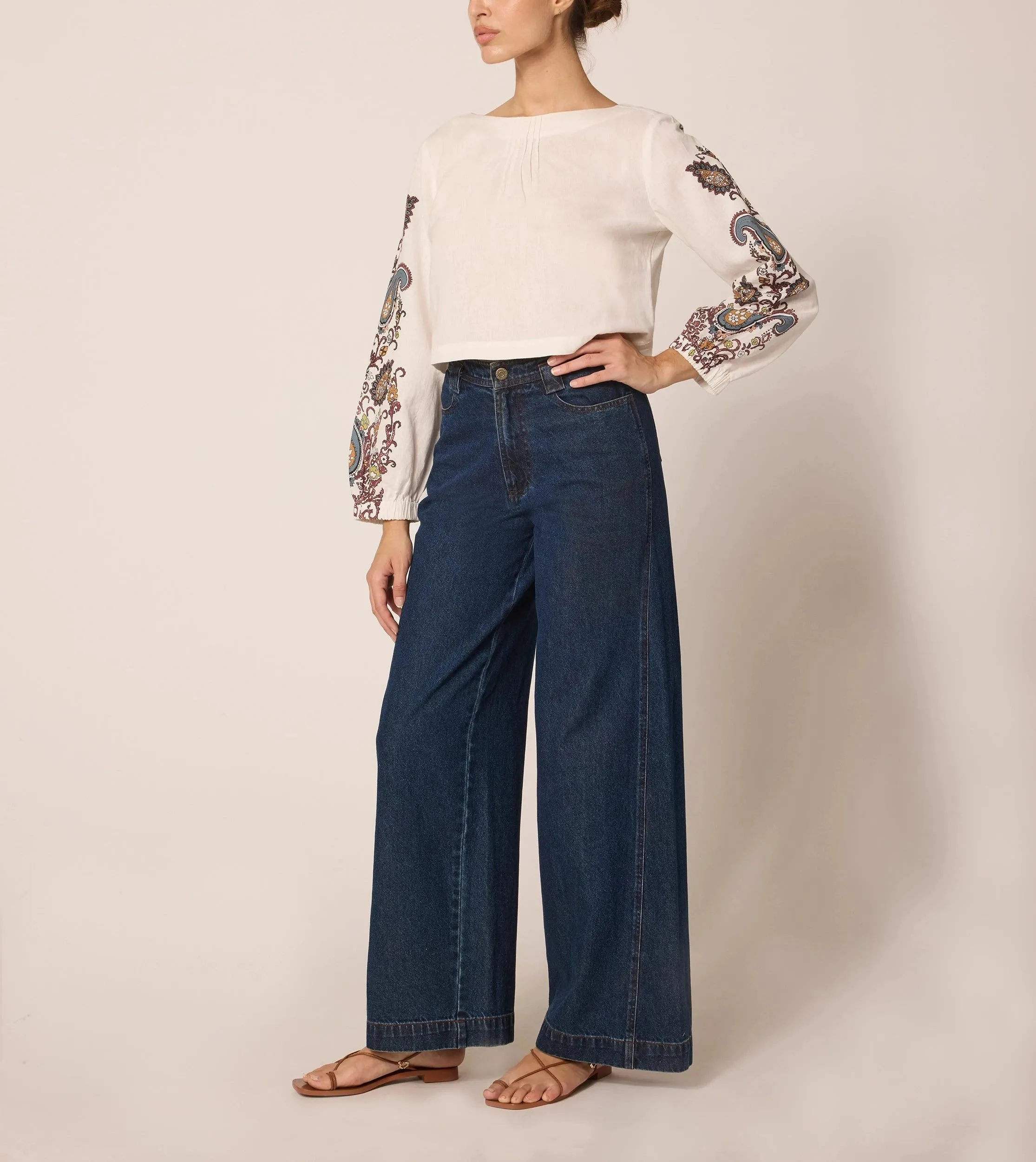 Georgia Blouse | Veneto Paisley