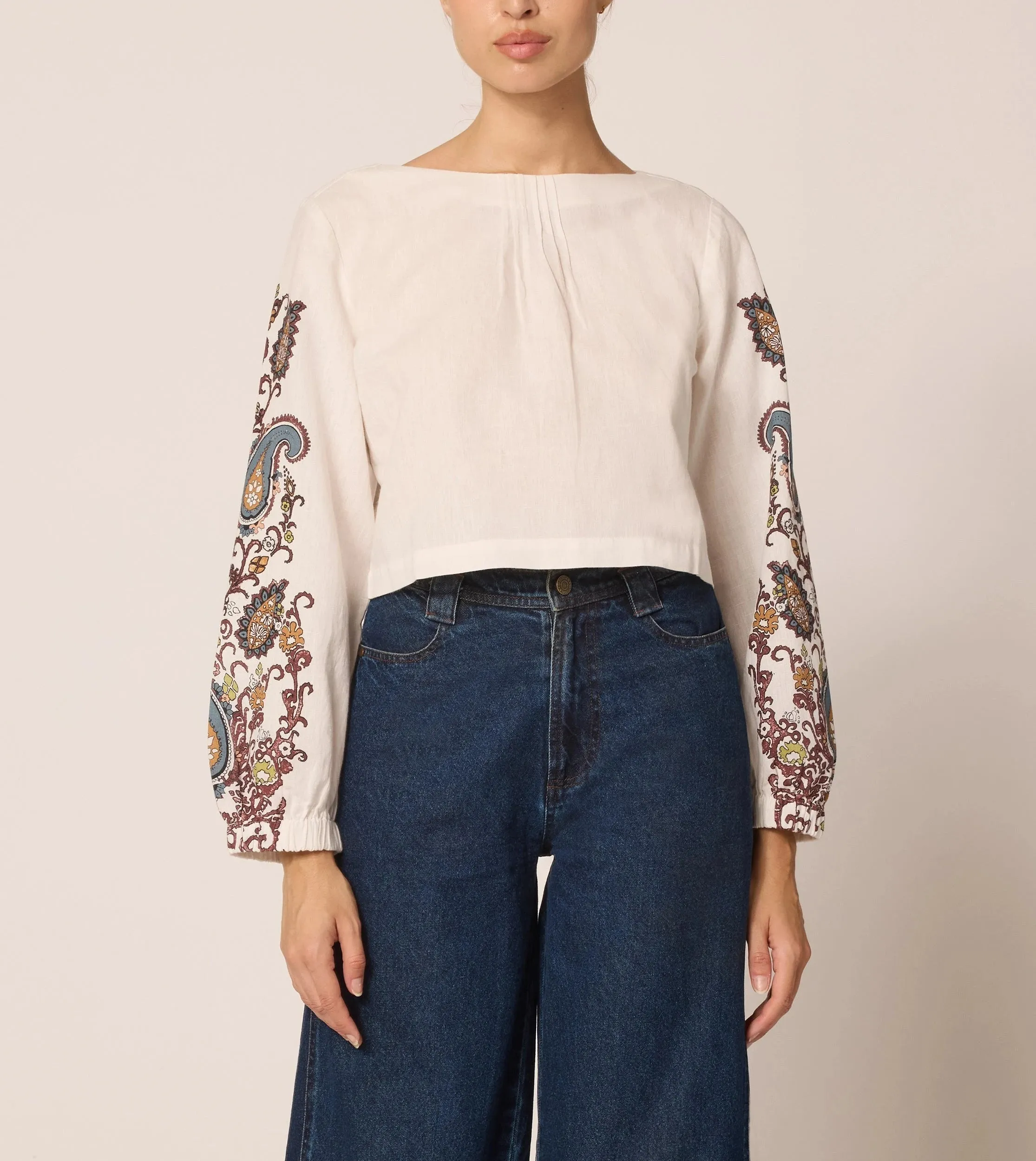 Georgia Blouse | Veneto Paisley