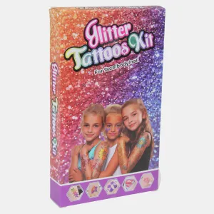 Glitter Tattoo Kit - For Face/Body/Nails