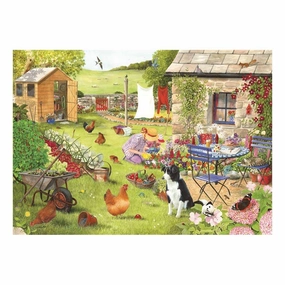 Grandma's Garden - BIG 500 Piece Jigsaw Puzzle