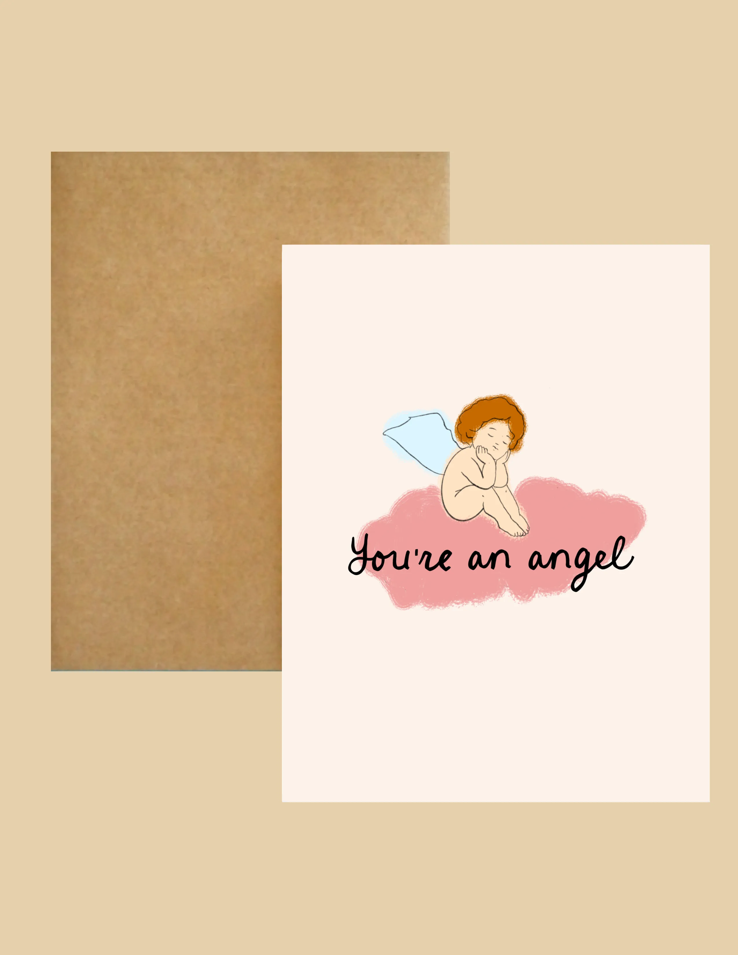 Greeting Card - You're An Angel